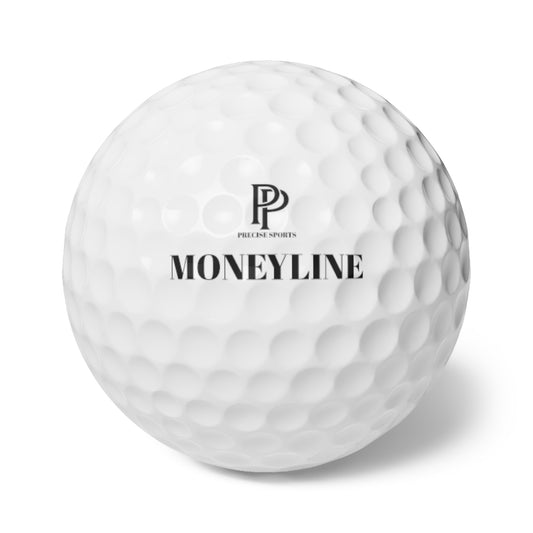 MONEYLINE Golf Balls, 6 Pack